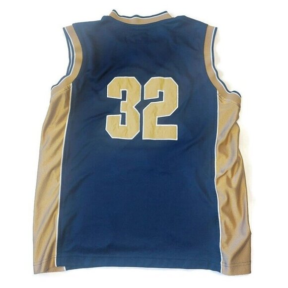 Vintage CA College Authentics Notre Dame Basketball Jersey Mens Size M #32 Blue - Picture 5 of 7
